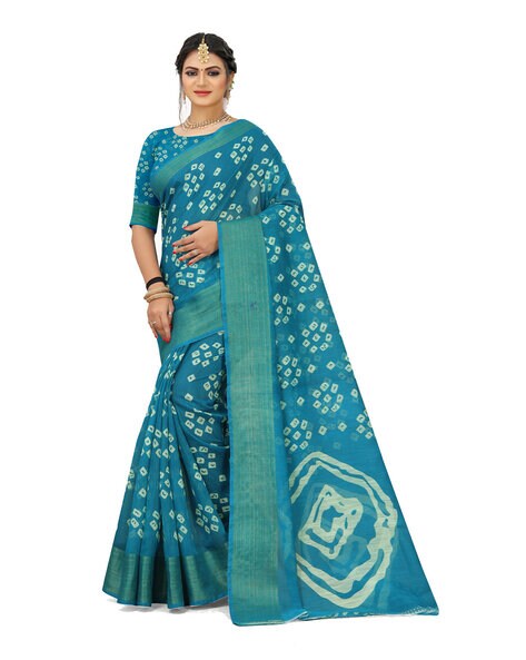 Buy New Bandhani Saree For Women at Rs.699/Piece in surat offer by Grootinn