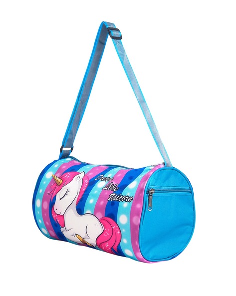 Unicorn Cartoon Sublimation Travel Duffle Bags For Women Hot Press