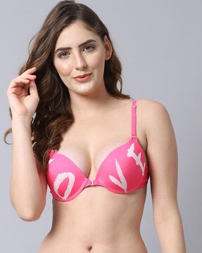 Buy PrettyCat Push-Up 3/4Th Coverage T-Shirt Bra - Purple at Rs.405 online