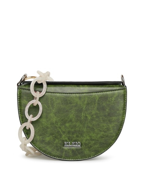 Cherie Quilted Chain Bag / Dark Green - Hello My Love