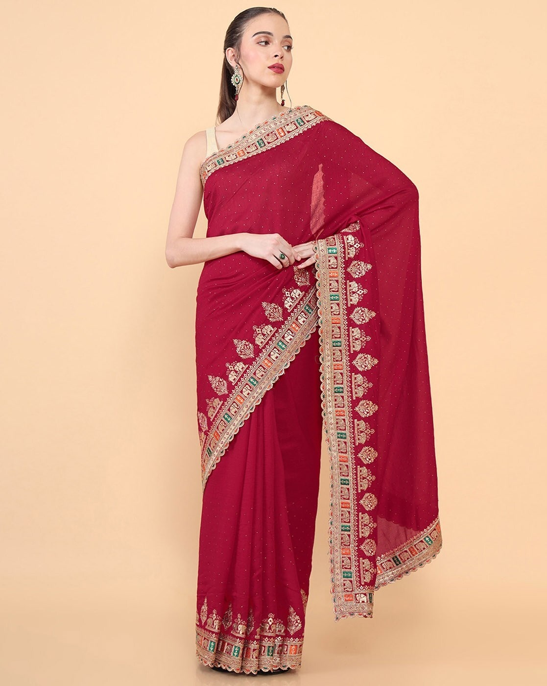 Amazon Great Republic Day Sale: Add These Gorgeous Sarees From Brands Like  Soch, Satya Paul And More To Your Carts RN