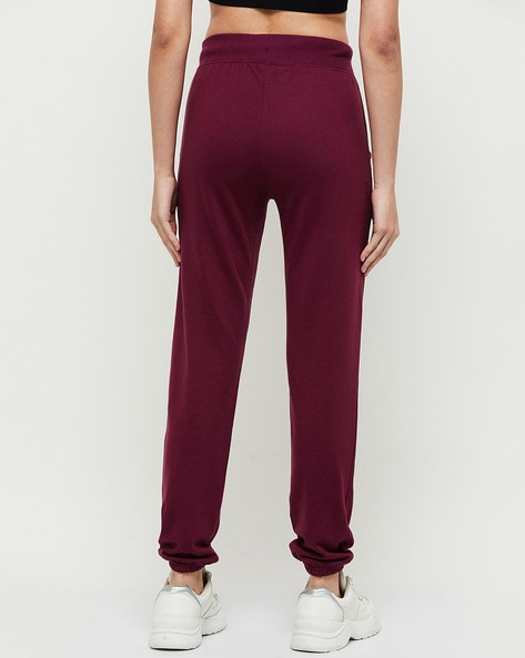 Women Fitted Joggers with Flap Pockets