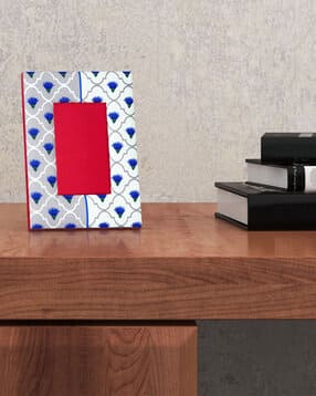 Floral Print Rectangle Photo Frame