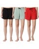 Buy Multicoloured Shorts for Women by FFLIRTYGO Online