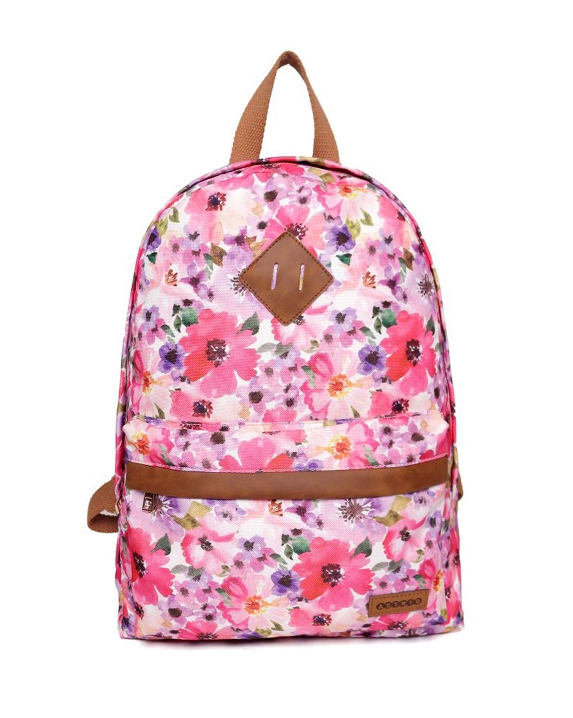 Backpack Purse, Floral Embroidery Vintage Faux Leather Backpack Purse —  Pesann.com