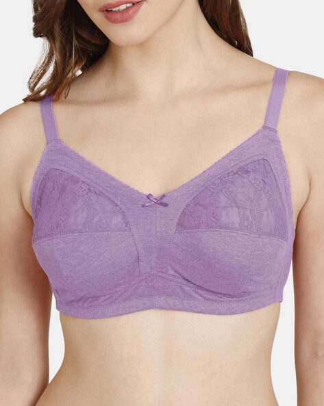 Encircle Non-padded Plain Cotton Bra For Ladies, High Coverage, Purple  Color, Inner Wear Size: Available In Many Different Size at Best Price in  Ernakulam