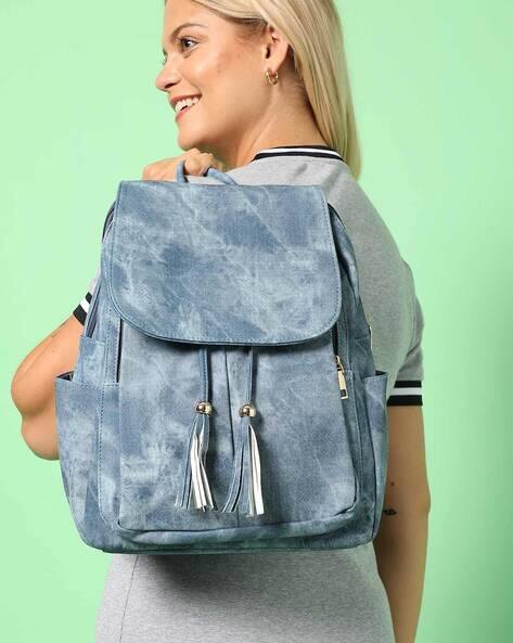 Textured Backpack with Adjustable Straps