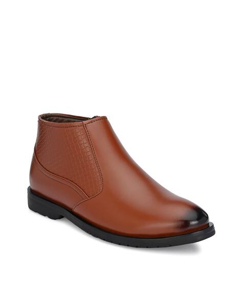 JOHN KARSUN Zip Fastening Plain-Toe Boots
