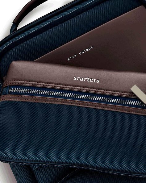 Buy Scarters Jet Black Laptop Messenger Bag online | Looksgud.in