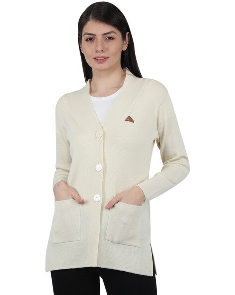 Buy Off White Sweaters & Cardigans for Women by MONTE CARLO Online