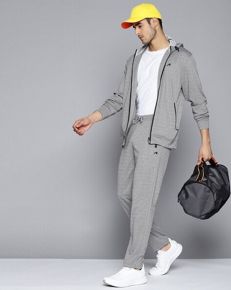 Mens full grey on sale tracksuit