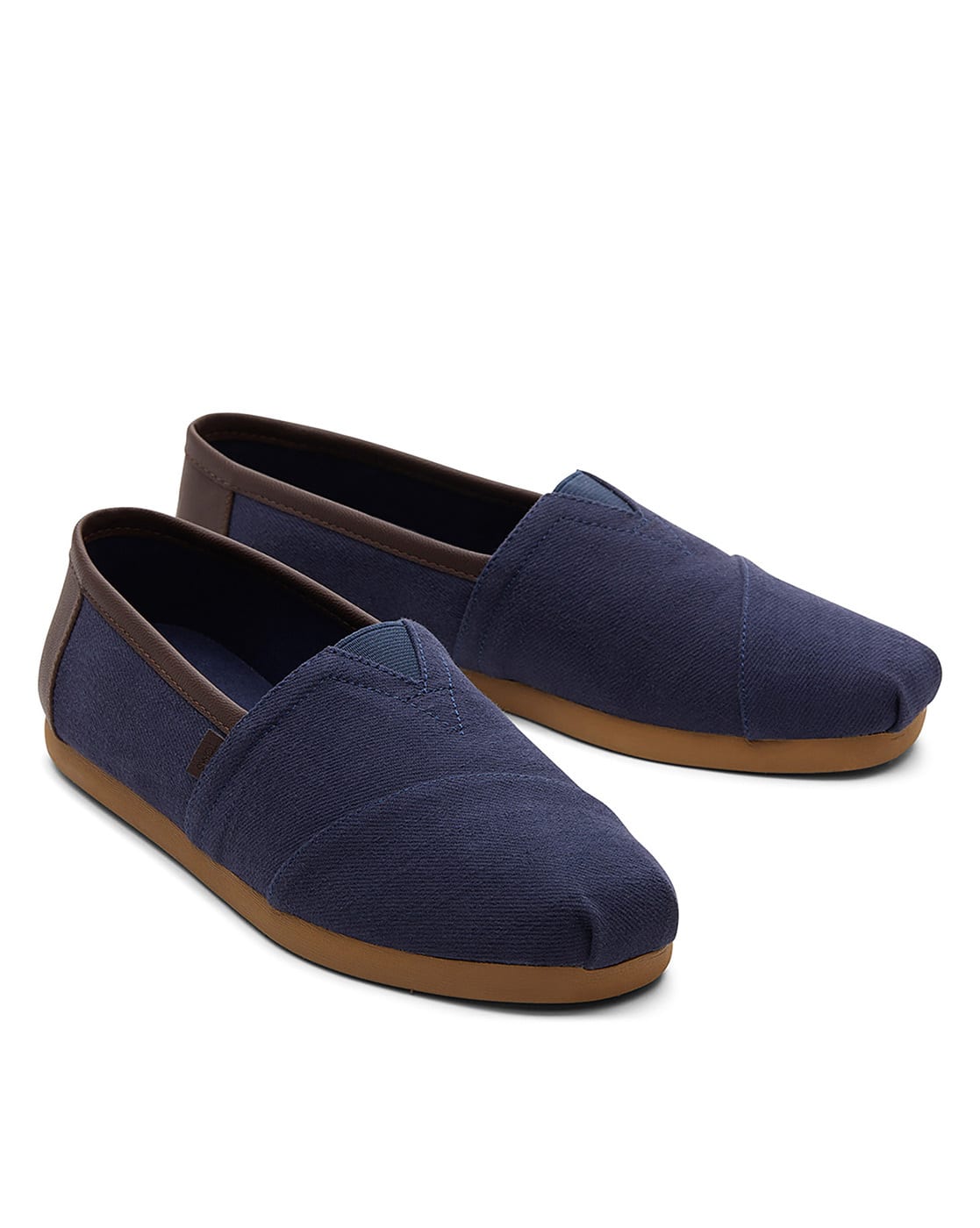Navy Vegan-Canvas Casual Shoes