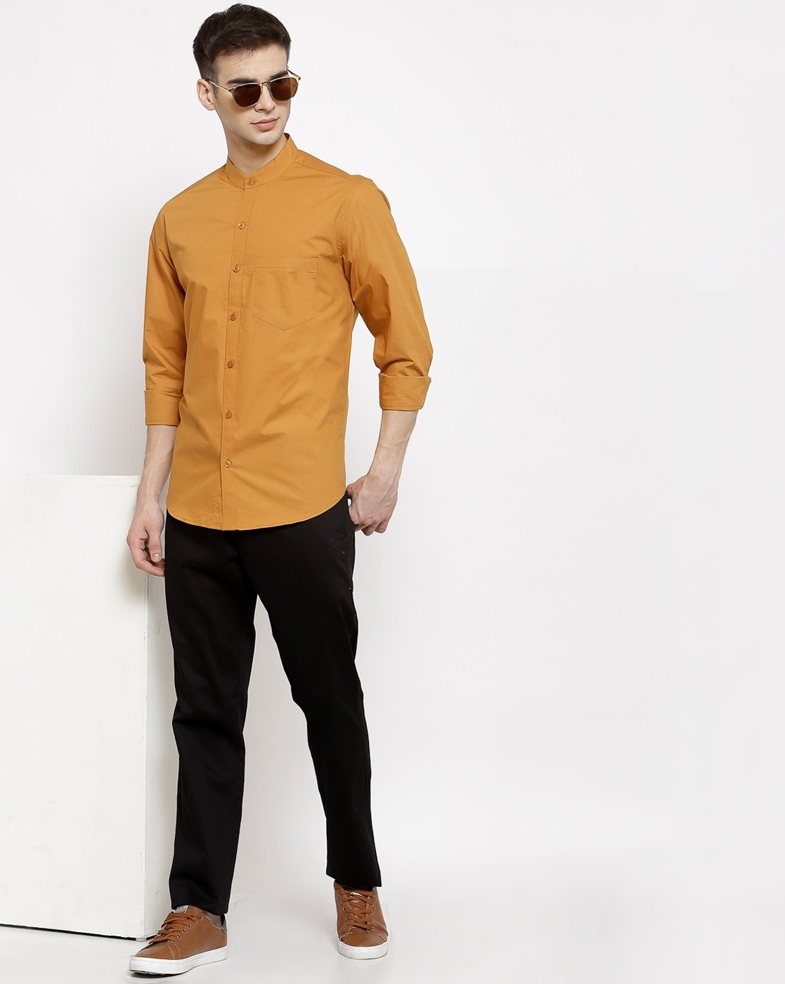 Raymond Men Solid Formal Yellow Shirt - Buy Raymond Men Solid Formal Yellow  Shirt Online at Best Prices in India | Flipkart.com