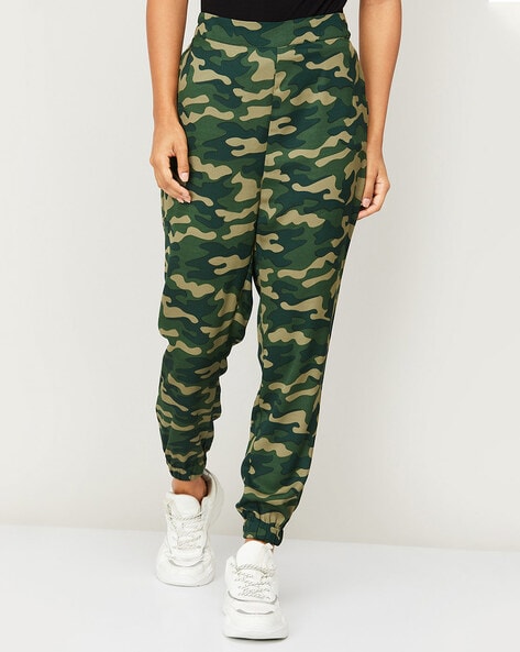 DAISY STREET Camo Cargo Womens Trousers - CAMO KHAKI | Tillys