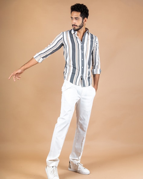 Buy Multicoloured Shirts for Men by Tistabene Online