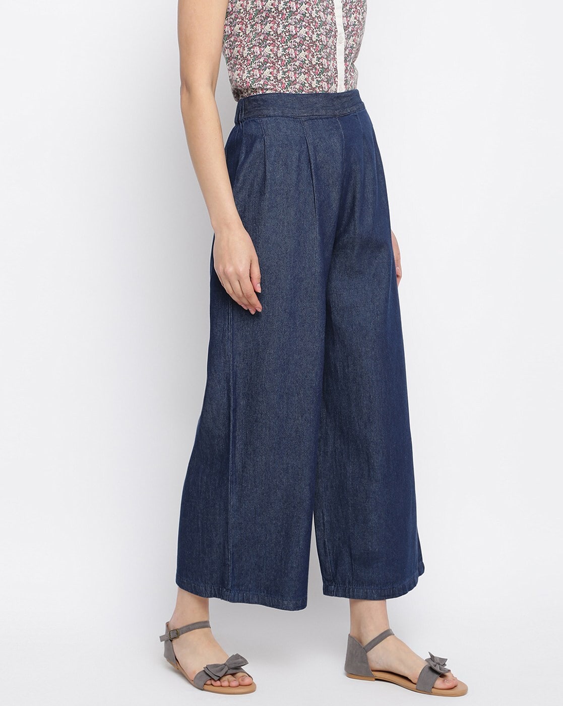 NINE IN THE MORNING: PANTS AND SHORTS, NINE IN THE MORNING DEEPA PALAZZO  JEANS
