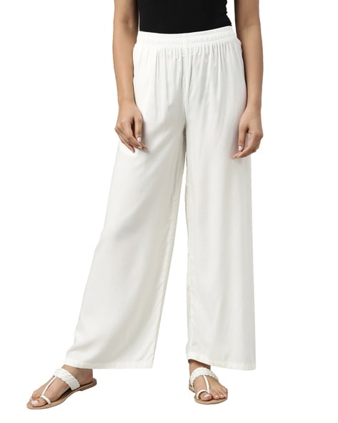 Buy Ecru Pants for Women by GO COLORS Online