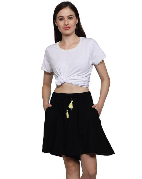 knee length shorts for under dresses knee length dresses for ladies Gray Women's High Waisted Pleated Dress  Shorts for Business and Casual  Lookbook Store
