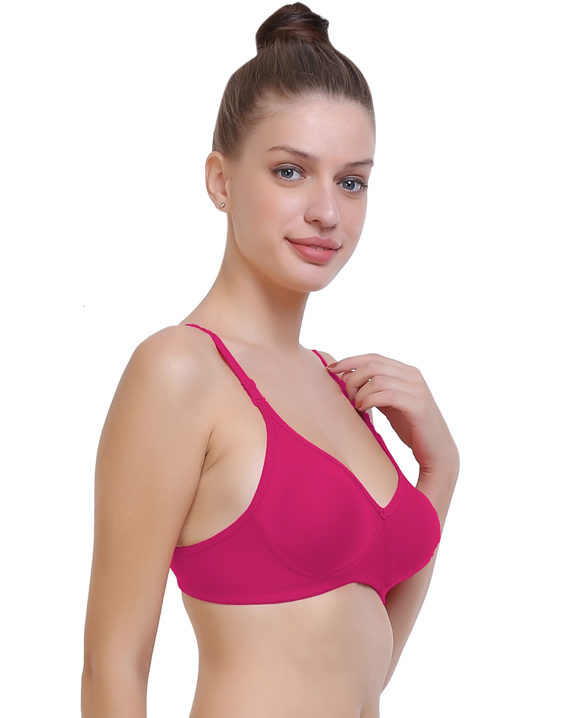 KD Women's Non Wired ROOPSI Bra - Multicolor, Pack of 6 (Size: 32B, 32C  Cup) : : Fashion