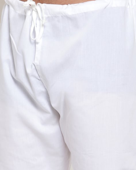 Regular Fit Pajama Pants - Blue/white striped - Men | H&M US