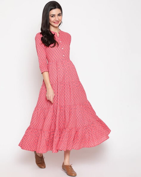 Buy Peach Dresses & Gowns for Women by GLAM ROOTS Online