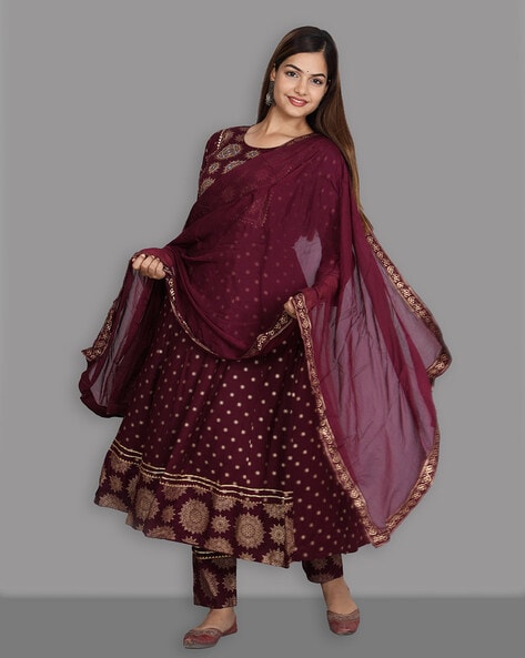 Embroidered Georgette Pakistani Suit in Magenta – Common Kiwi