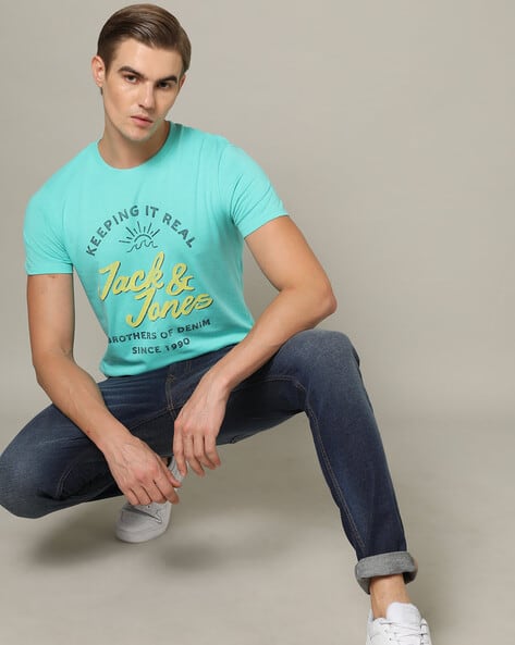 Jack And Jones Brother Buy Blue Tshirts For Men By Jack Jones Online