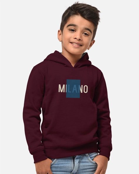 Burgundy hoodie for outlet boys