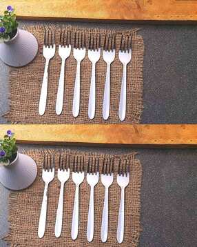 zevora Set of 12 Stainless Steel Forks-picture-43