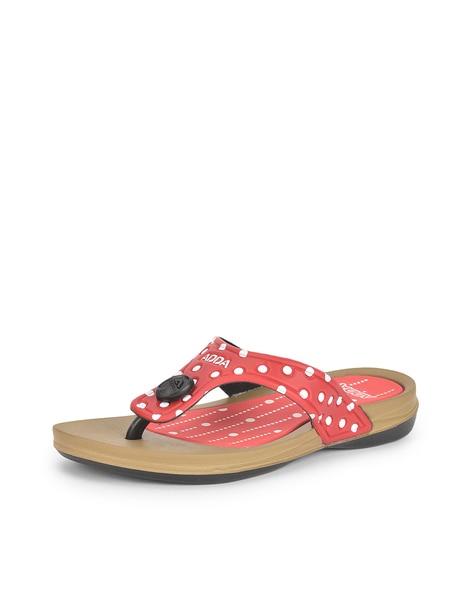 Buy Pink & Beige Flip Flop & Slippers for Women by ADDA Online