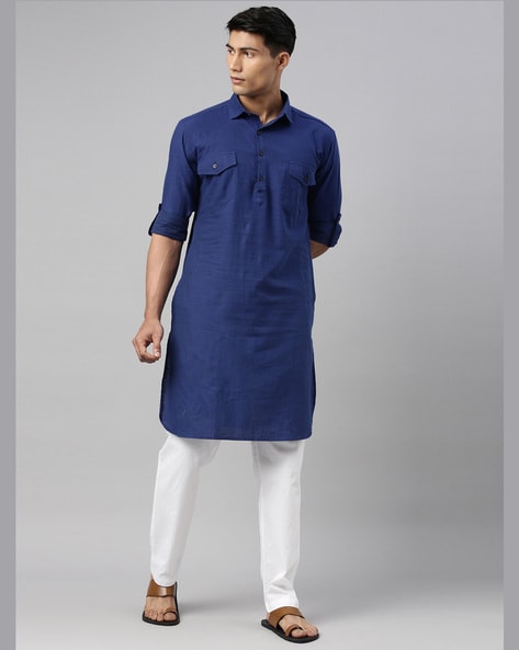 Buy Blue Kurtas for Men by Kryptic Online Ajio