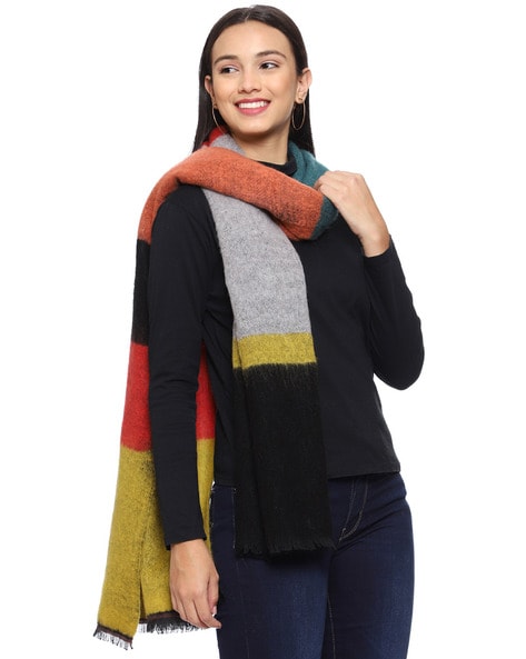 Buy Multicoloured Mufflers for Women by Swi Stylish Online | Ajio.com