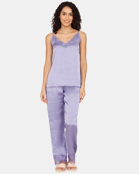 Buy Purple Night&LoungeWearSets for Women by Zivame Online