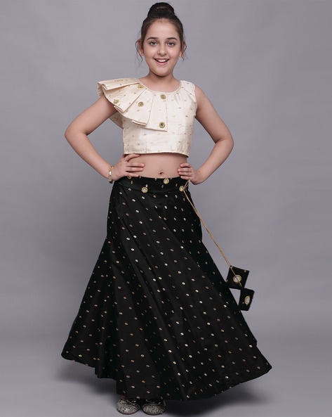 Buy Shoryam Fashion Girls -Lehenga Choli designer Embroidered Semi-Stitched  Party Wear lehenga choli for girls Online In India At Discounted Prices