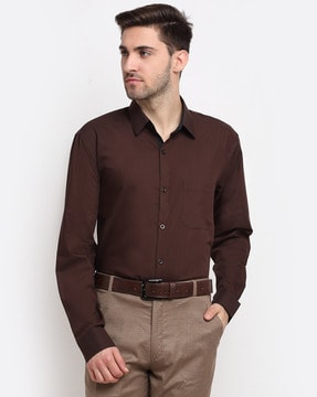 Buy Men Beige Slim Fit Casual Shirts Online  623278  Peter England