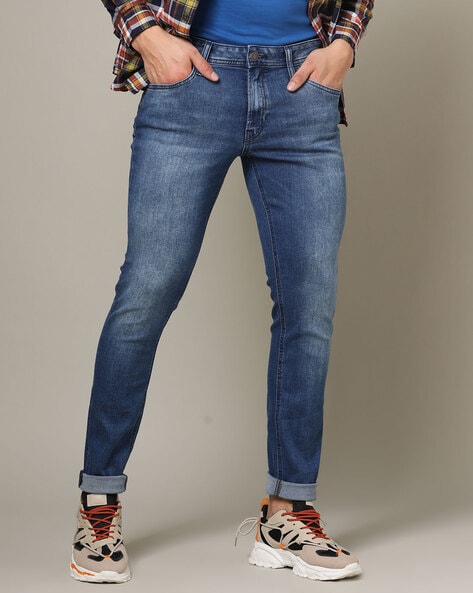 Buy Denim Blue Jeans for Men by Colin's Online