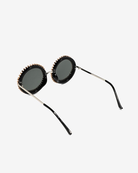 Sohi Women Embellished Circular Sunglasses- AW23-SOHISG9106 For Women (Multi, OS)
