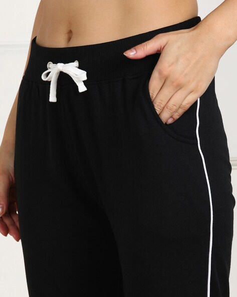 Buy Black Track Pants for Women by SHARKTRIBE Online