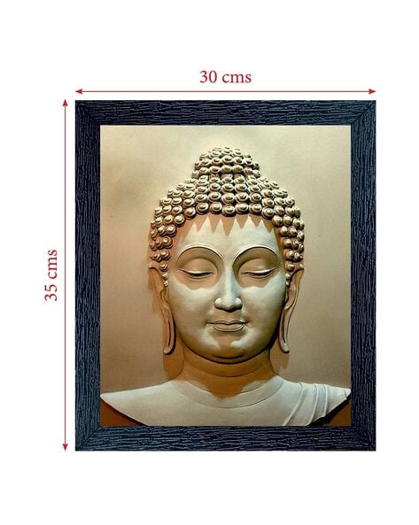 3d painting of buddha