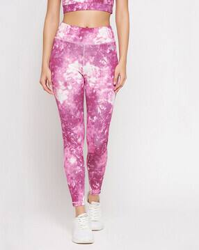 clovia Tie & Dye Fitted Track Pants-picture-19