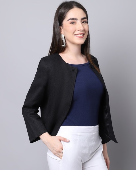 Buy Single Button Formal Black Blazer For Women Online @ Best Prices in  India | UNIFORM BUCKET