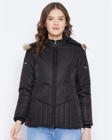 Buy Black Jackets & Coats for Women by Vero Amore Online | Ajio.com