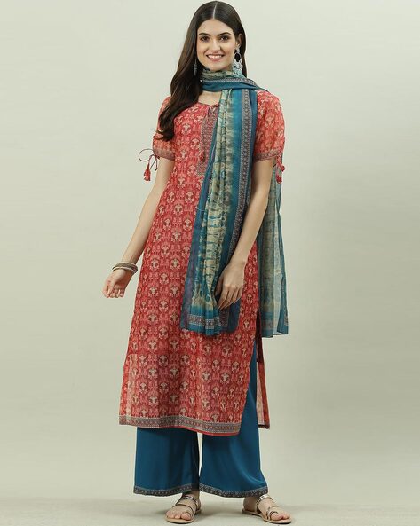 Buy Blue Dress Material for Women by BIBA Online | Ajio.com