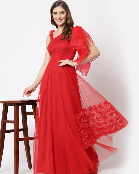 Buy Just Wow Women's Silk a-line Mini Dress (JW27_Navy_S) at Amazon.in