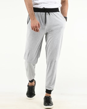 Buy Grey Track Pants for Men by INDIWEAVES Online