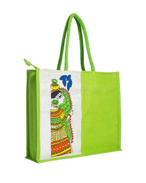 Buy Lilbiya Face Art Jute Bag Online