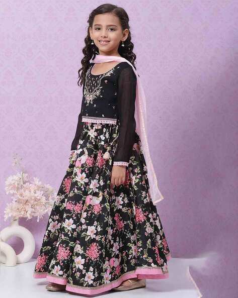 Buy Black Ethnic Wear Sets for Girls by BIBA Online Ajio