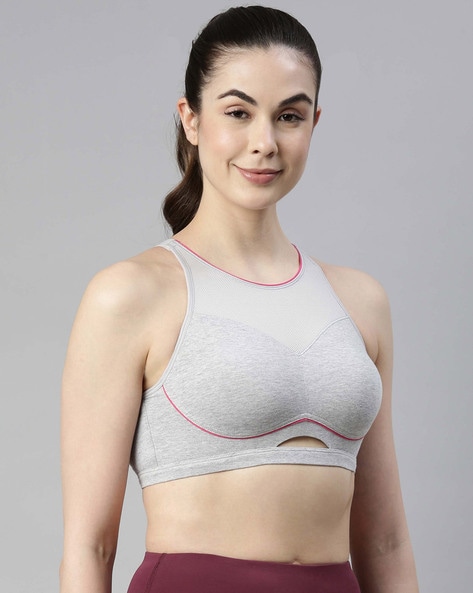 Heathered Non-Wired Sports Bra