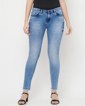 Buy Blue Jeans & Jeggings for Women by Go Colors Online