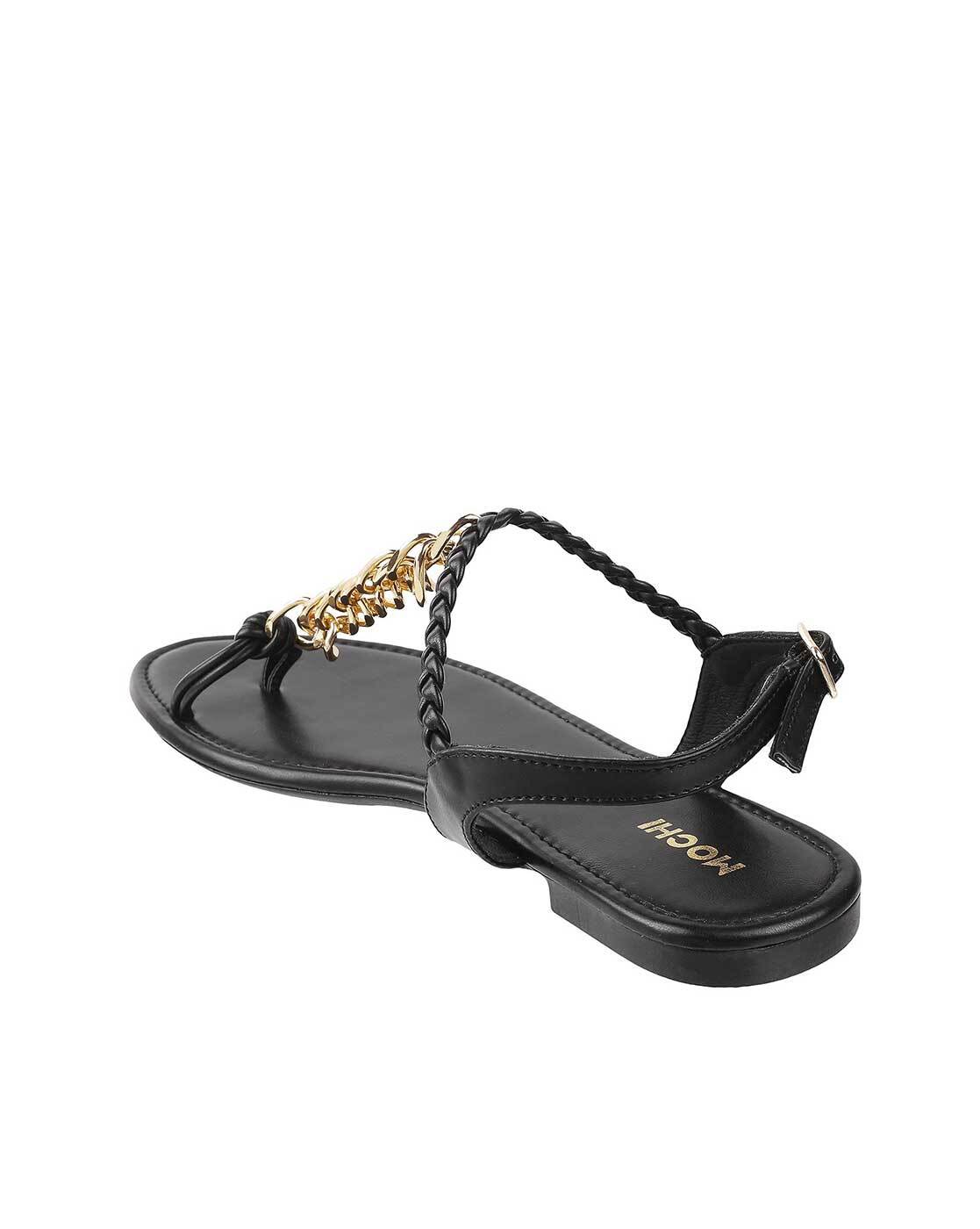 Buy Mochi Women Rose-Gold Casual Sandals Online | SKU: 35-184-52-36 – Mochi  Shoes